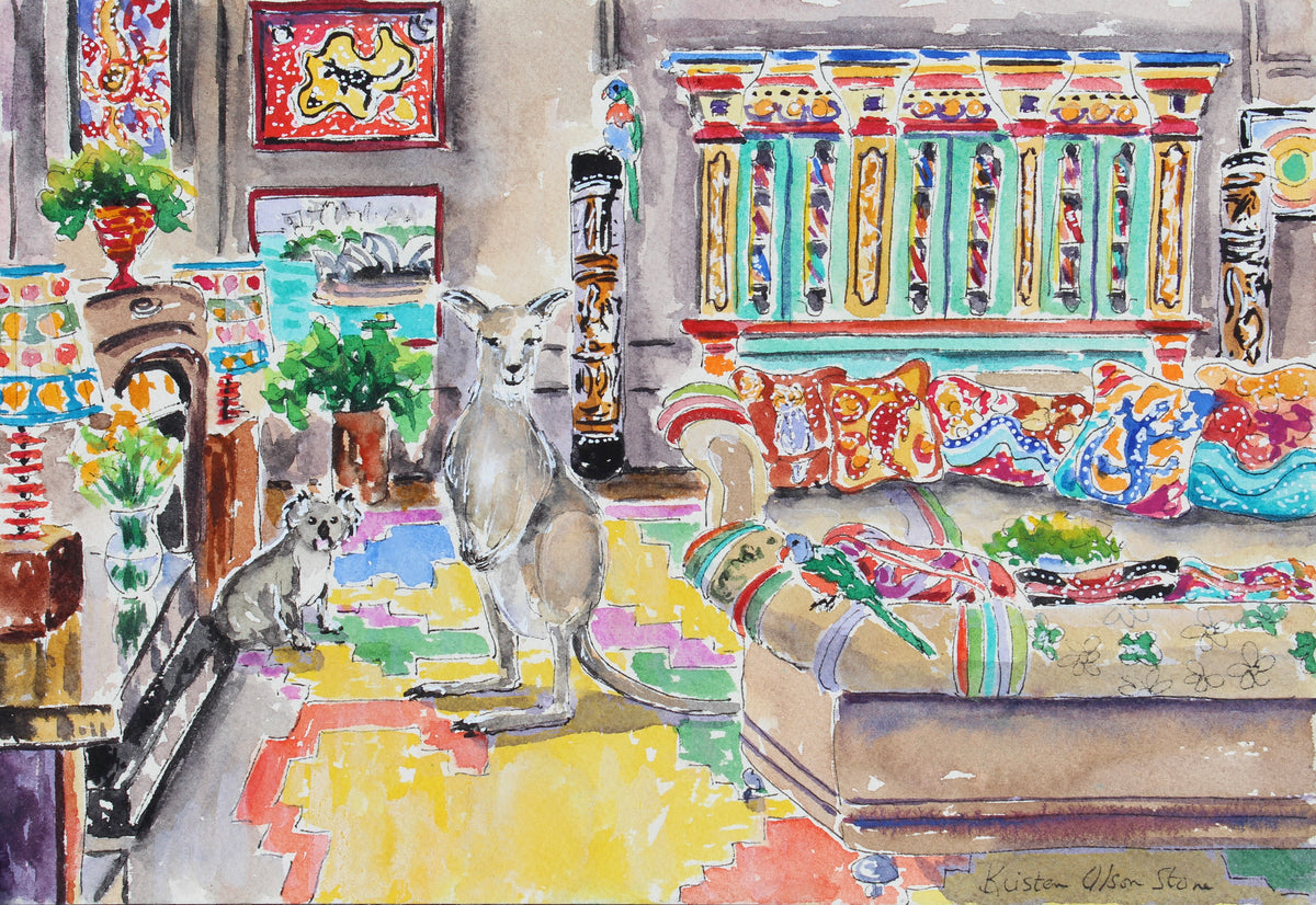 Commission For 4 Small Paintings