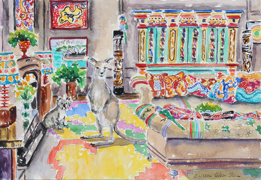 Commission For 4 Small Paintings