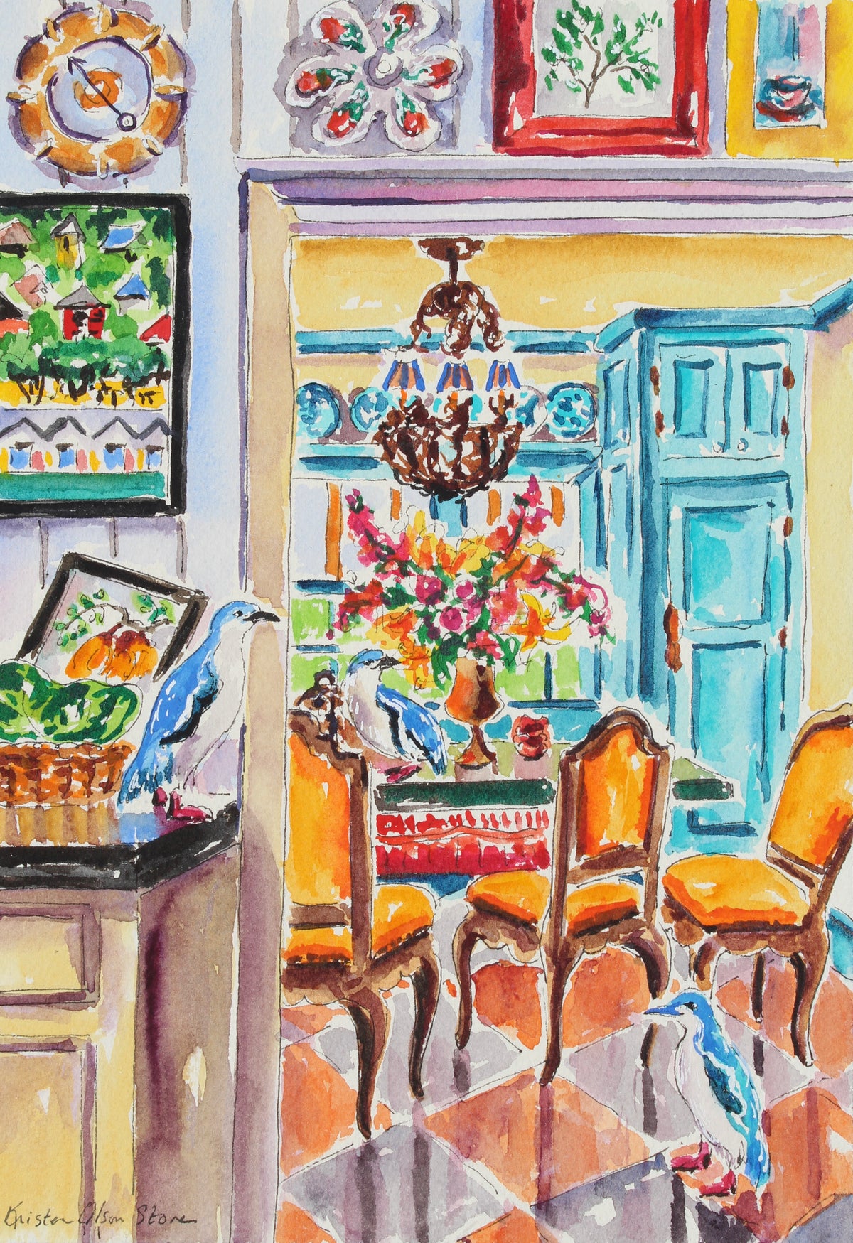 Commission For 4 Small Paintings