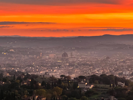 Commission For Oil Painting Of The View Of Florence From Fiesole.