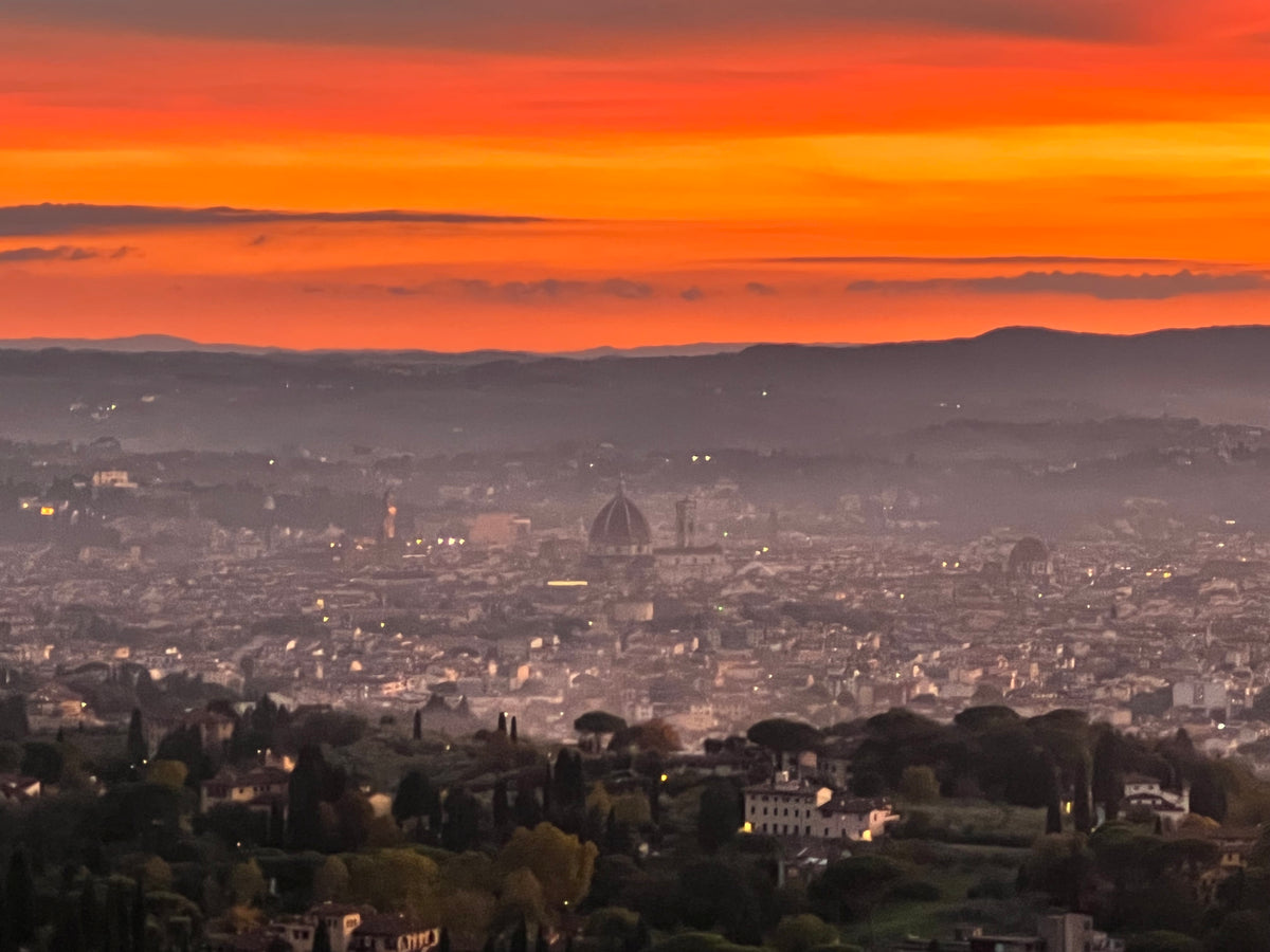 Commission For Oil Painting Of The View Of Florence From Fiesole.