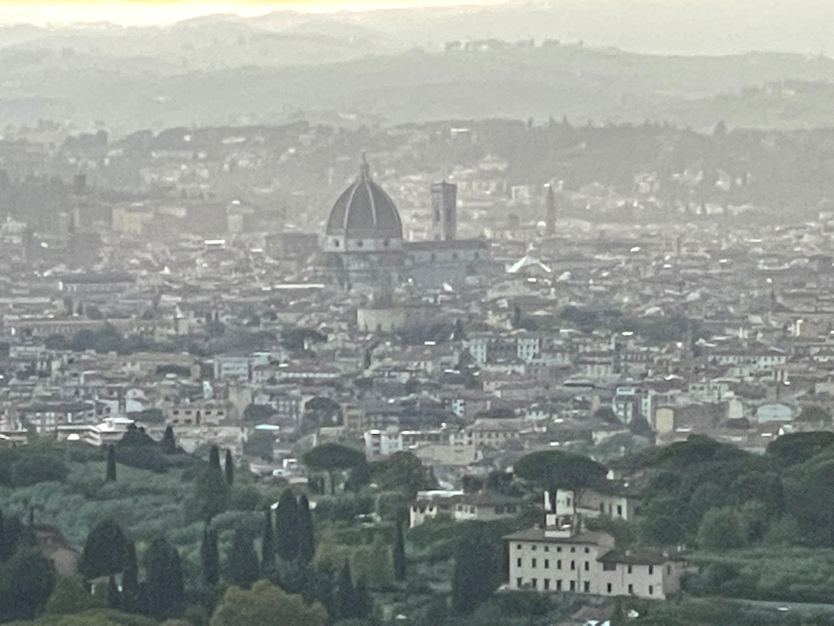 Commission For Oil Painting Of The View Of Florence From Fiesole.