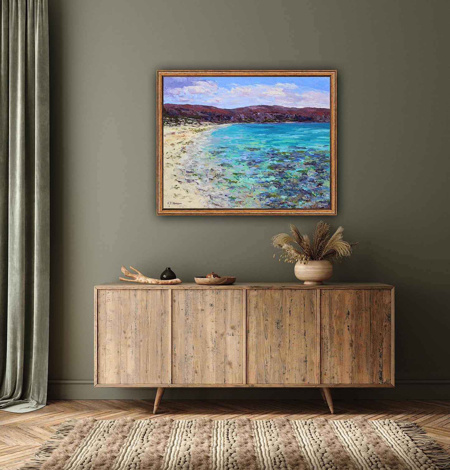 Balandra Bay, Original Oil Painting