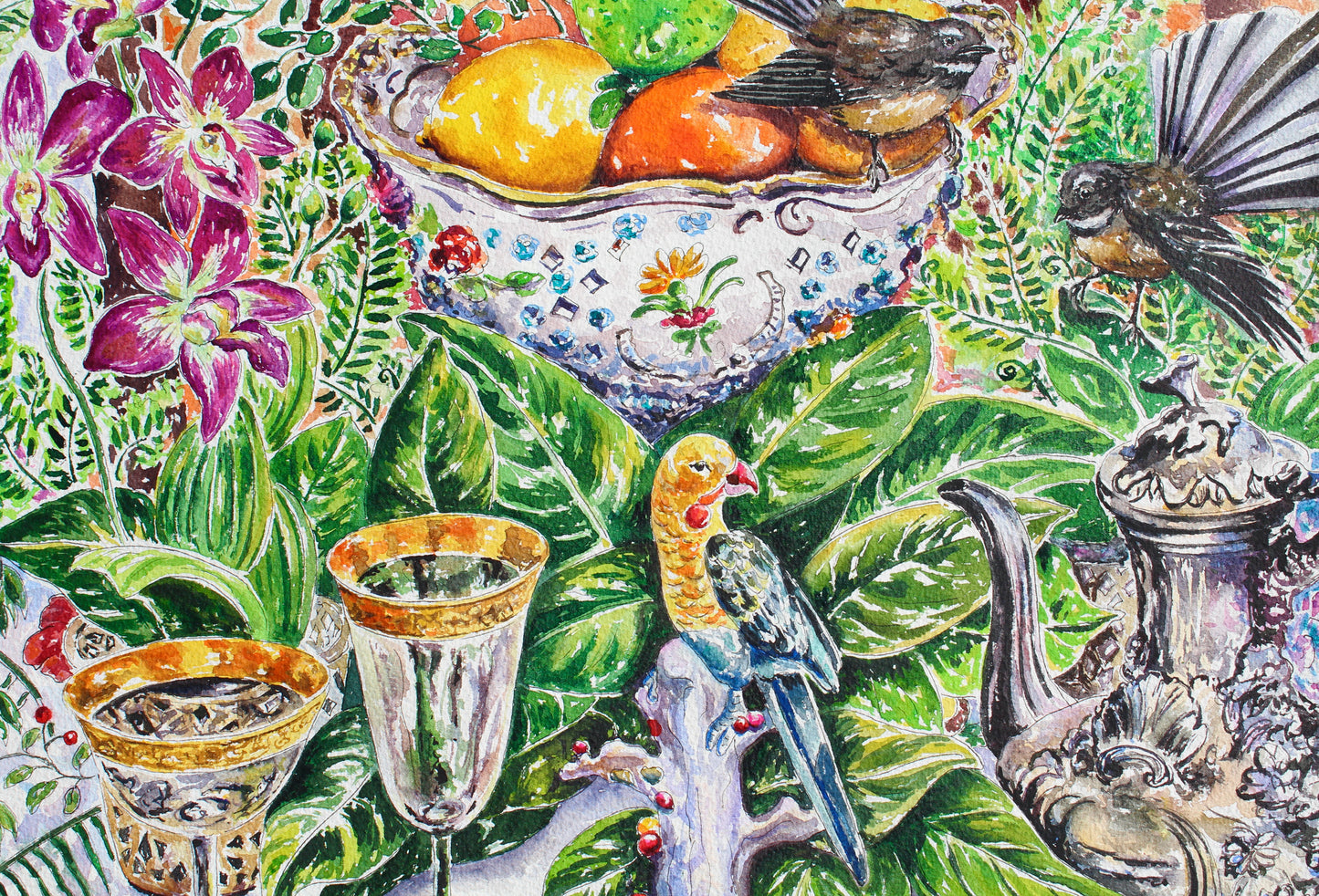 The Grand Safari Table, Giclee Print