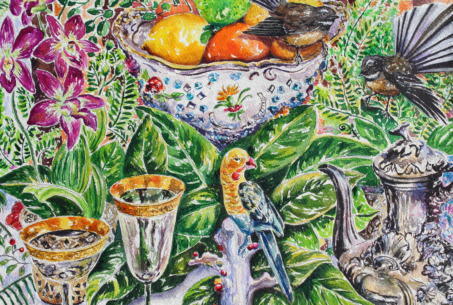 The Grand Safari Table, Giclee Print