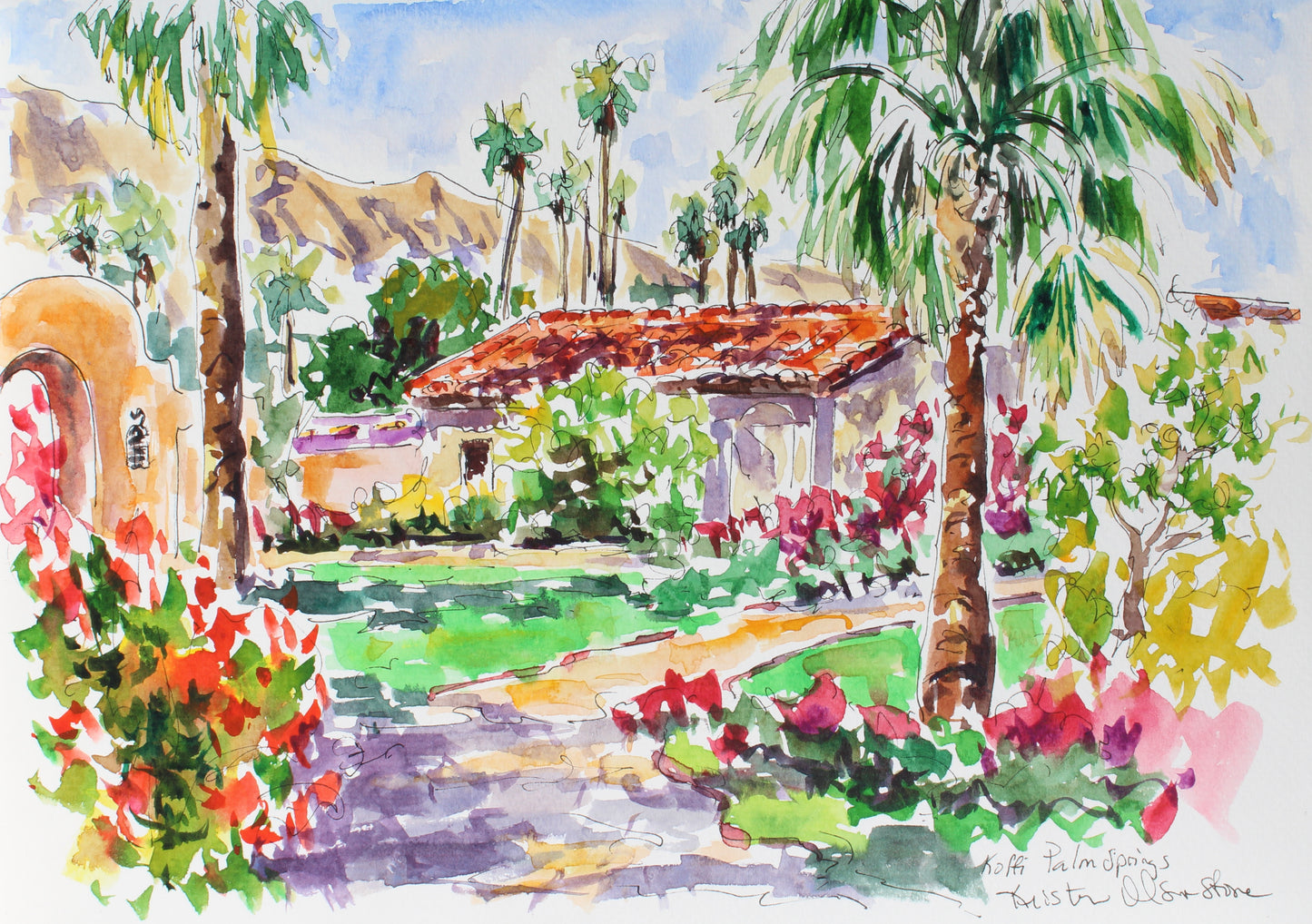 Private, In Person Watercolor Sketching Lessons