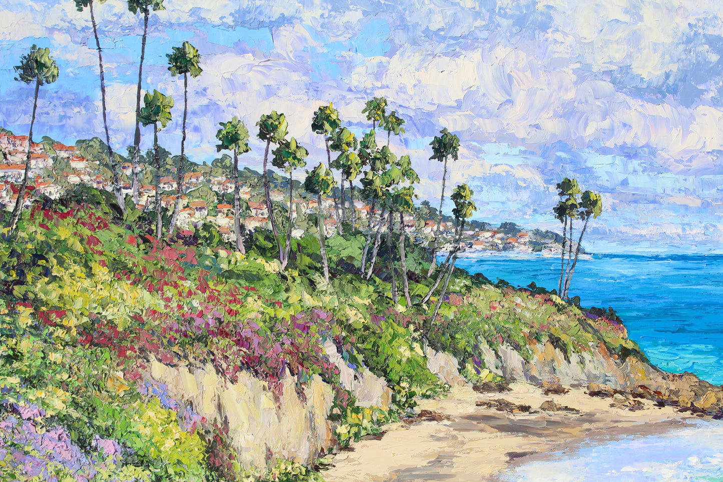 Laguna Spring, Original Oil Canvas