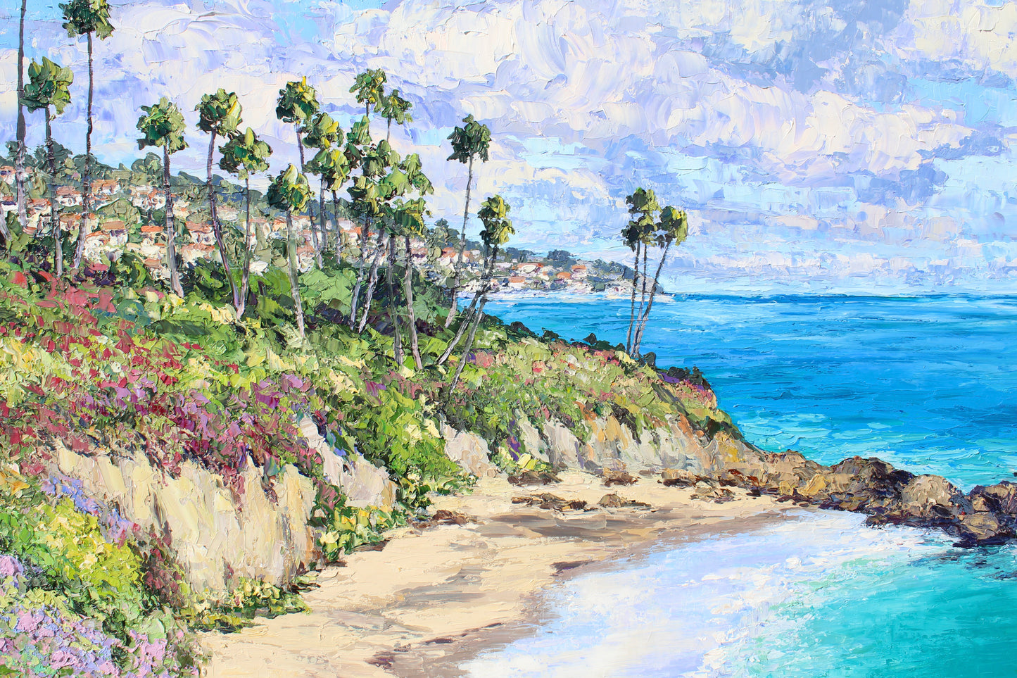 Laguna Spring, Original Oil Canvas