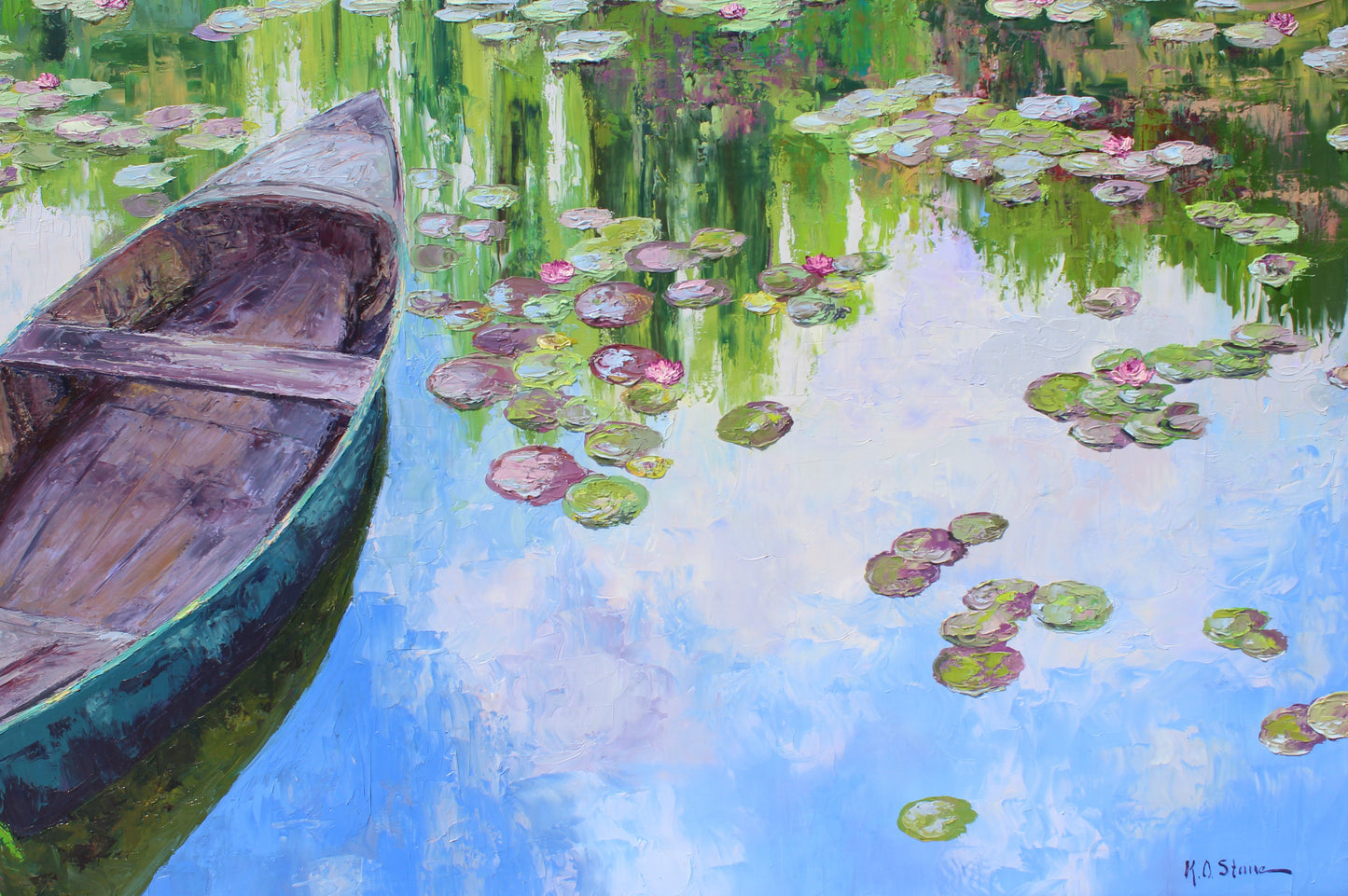 The Norwegian boat At Giverny