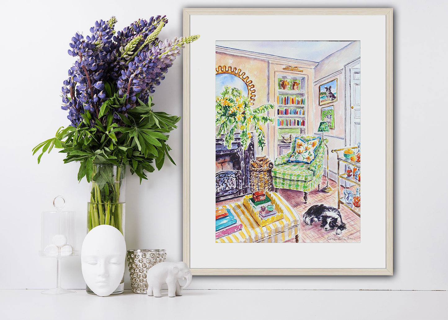 Sheep Dog Giclee Print