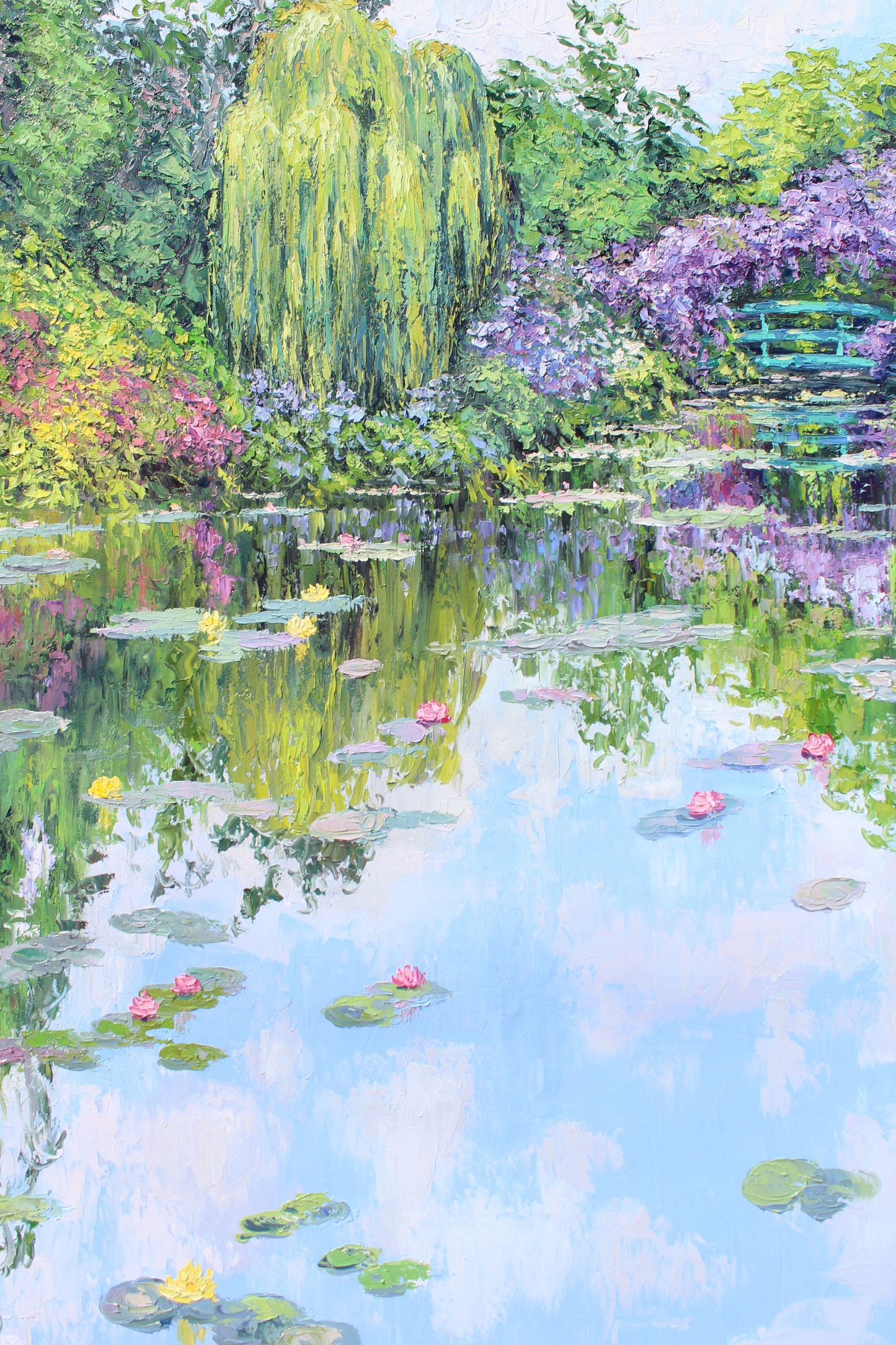 The Beauty Of Giverny, Original Oil Painting