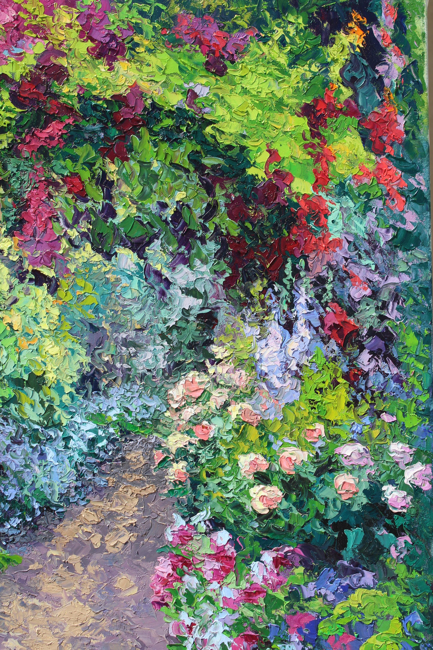 A Garden For The Queen, Original Oil Painting