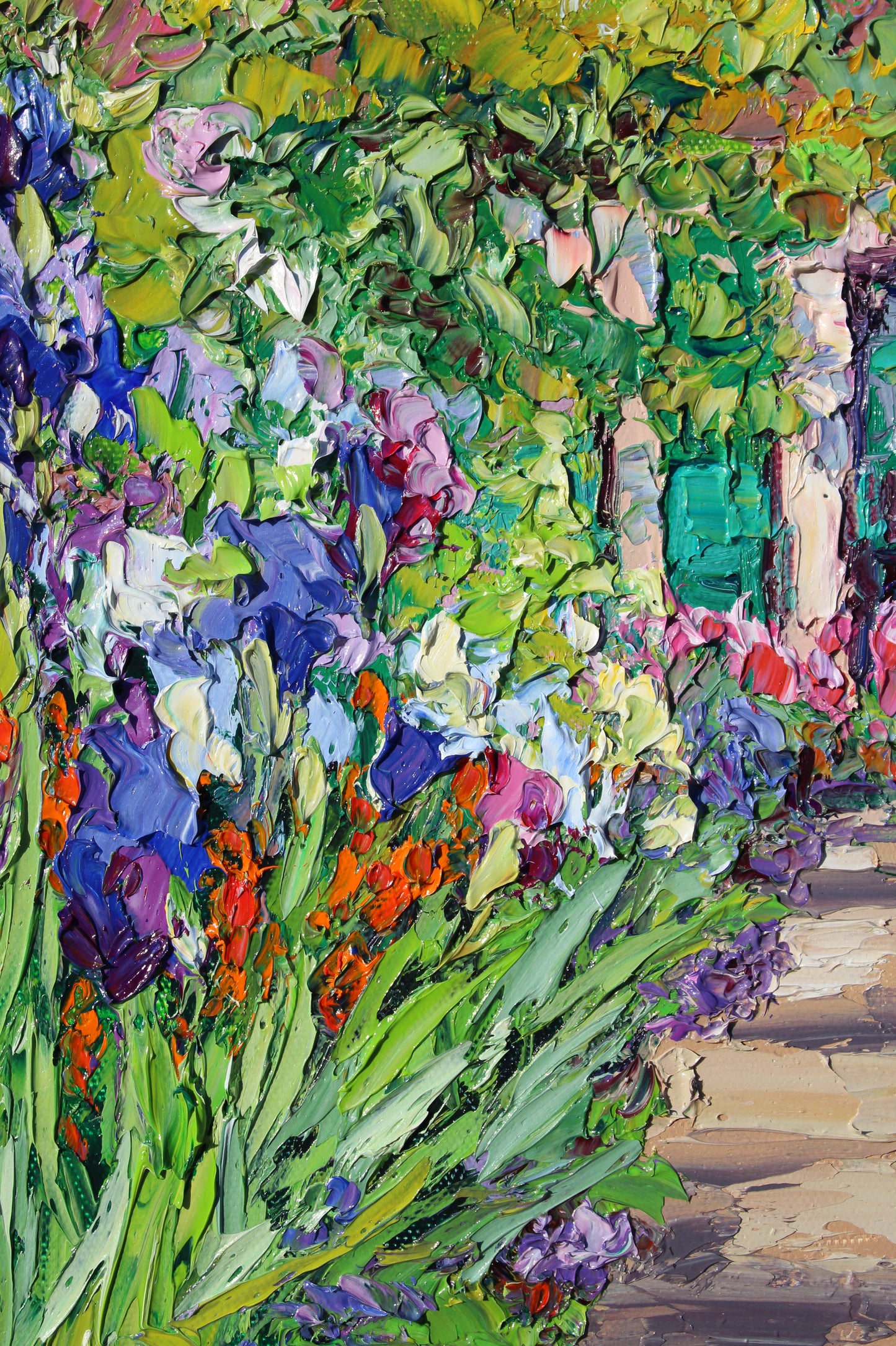 Monet's Iris Garden Path