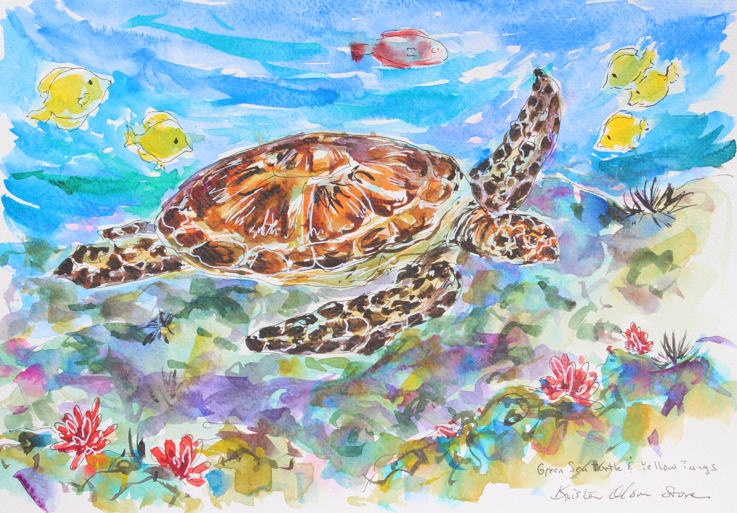 Hawaiian Cruise Travel Painting Workshop!