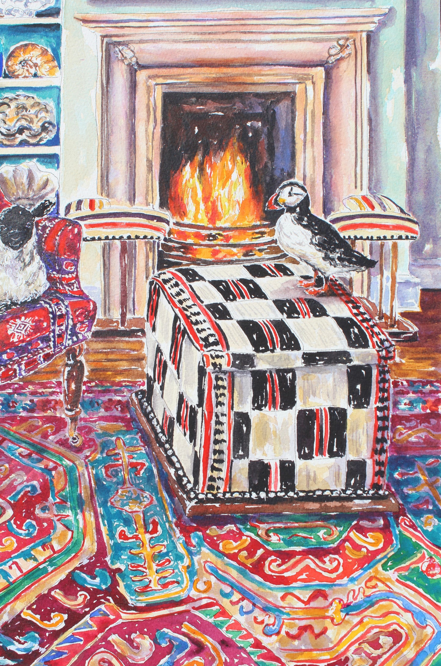 Feathers And Fleece, Giclee Print