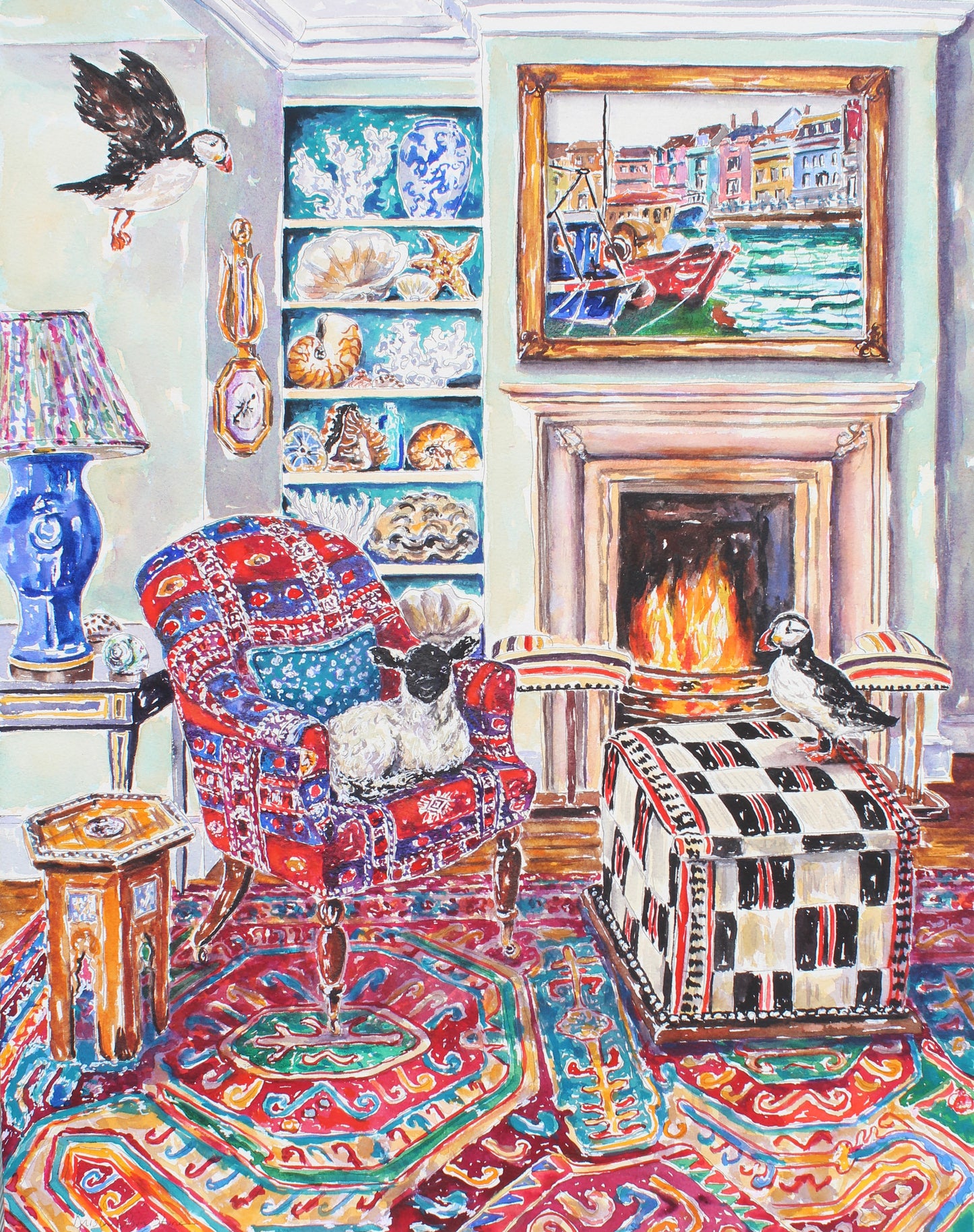 Feathers And Fleece, Giclee Print