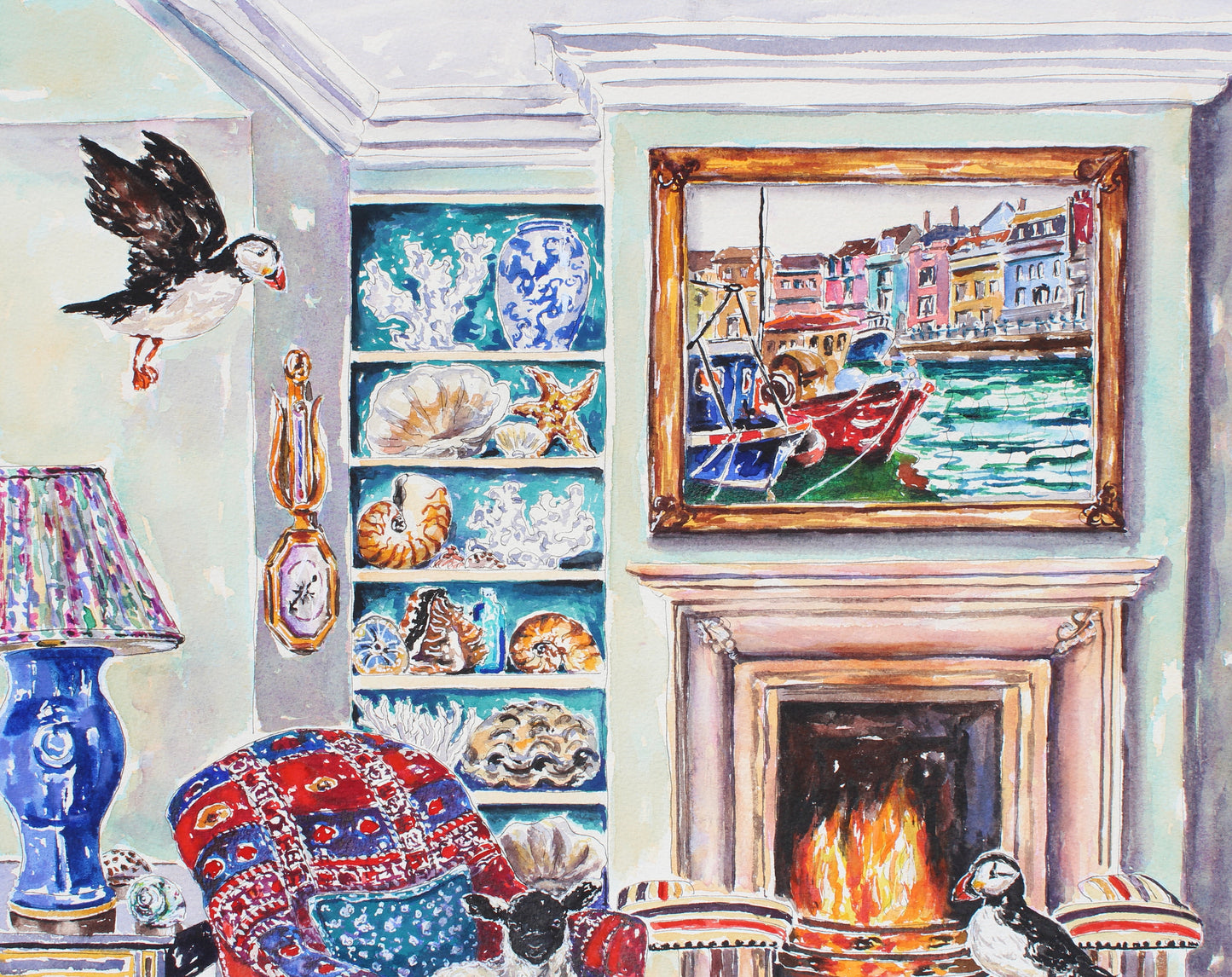 Feathers And Fleece, Giclee Print