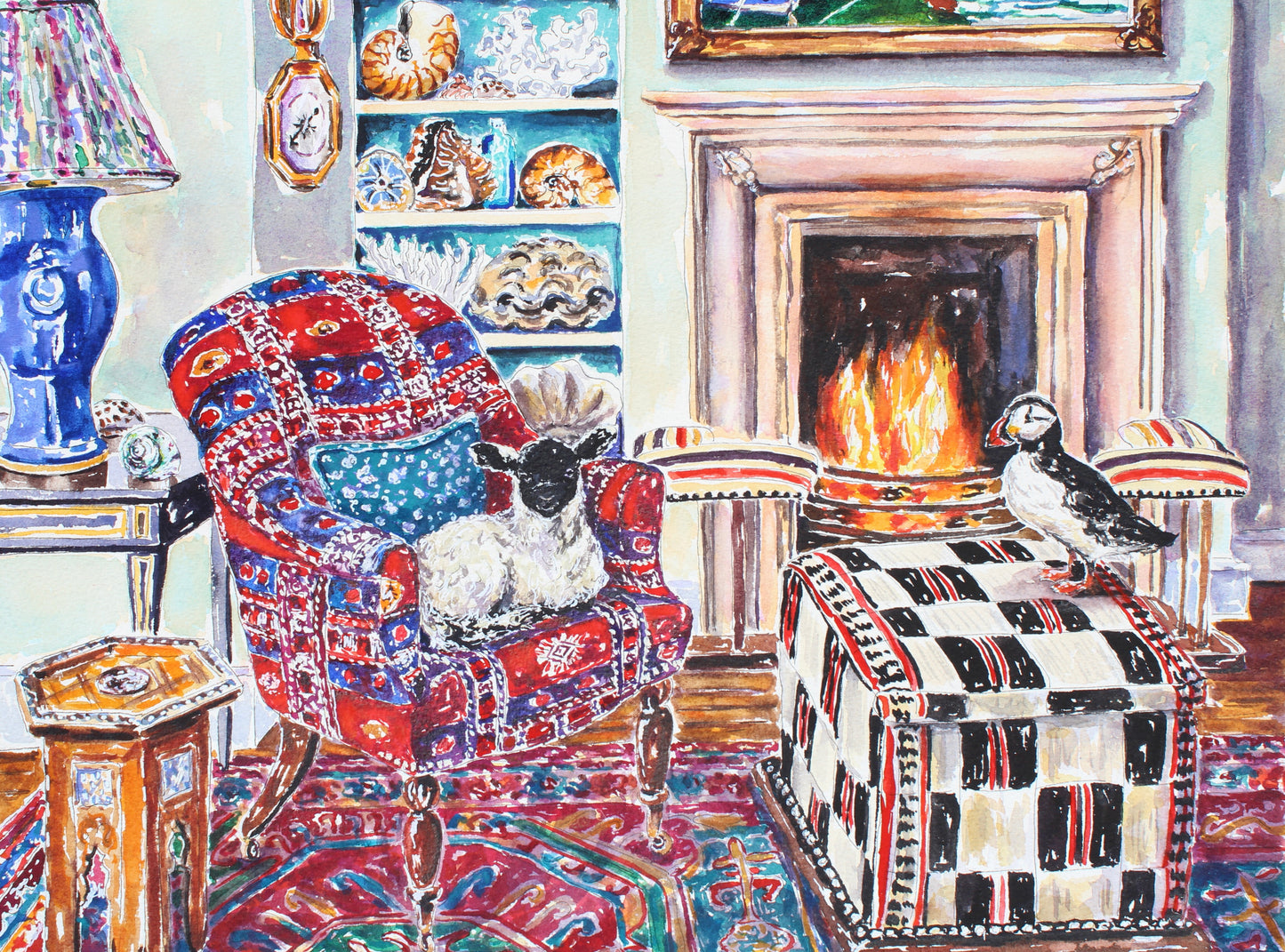 Feathers And Fleece, Giclee Print