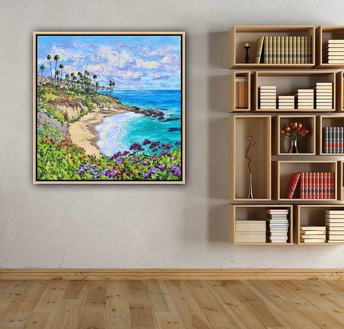 Laguna Spring, Original Oil Canvas