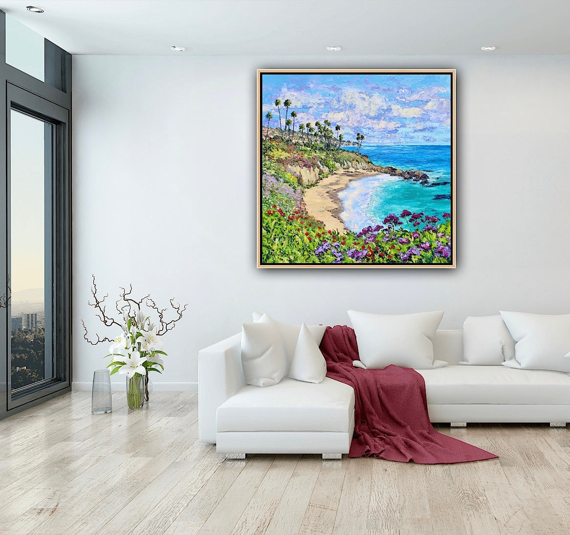 Laguna Spring, Original Oil Canvas