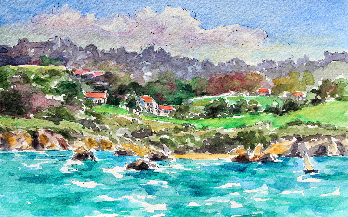 The Coast Of Spain Near La Coruna