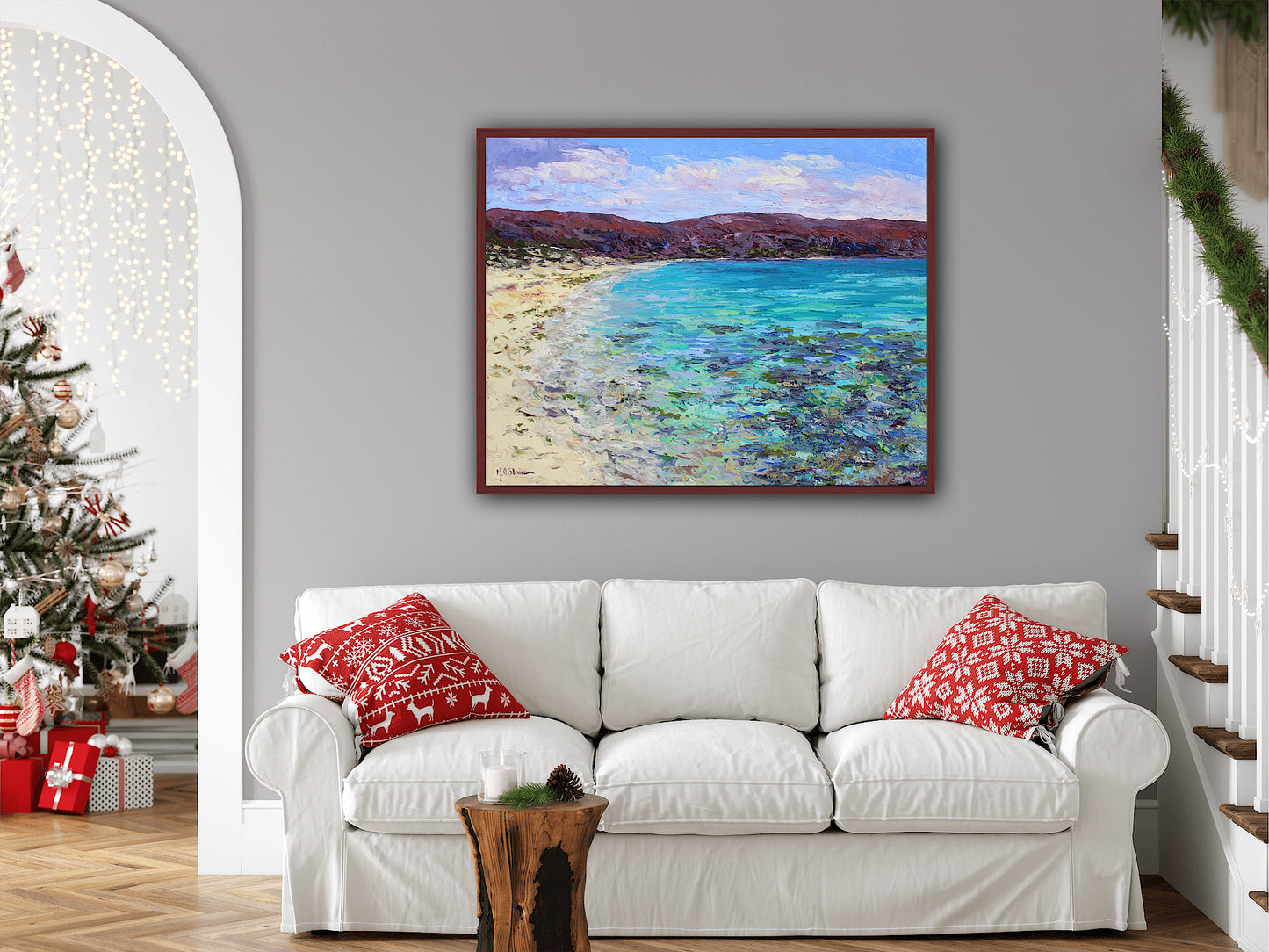 Balandra Bay, Original Oil Painting