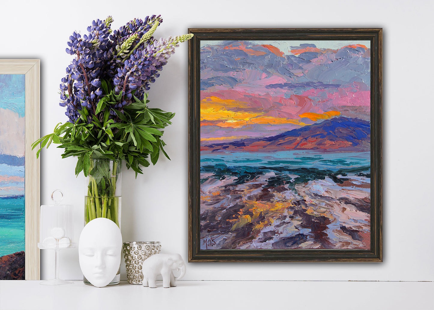 Lahaina Sunset, An original Oil Painting