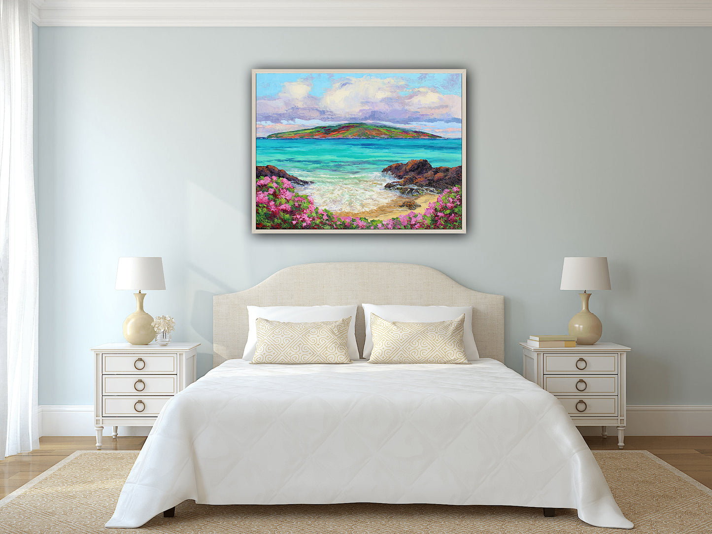 Turtle Beach Maui, An Original 30" x 40" Hawaiian Seascape Oil Painting On Canvas