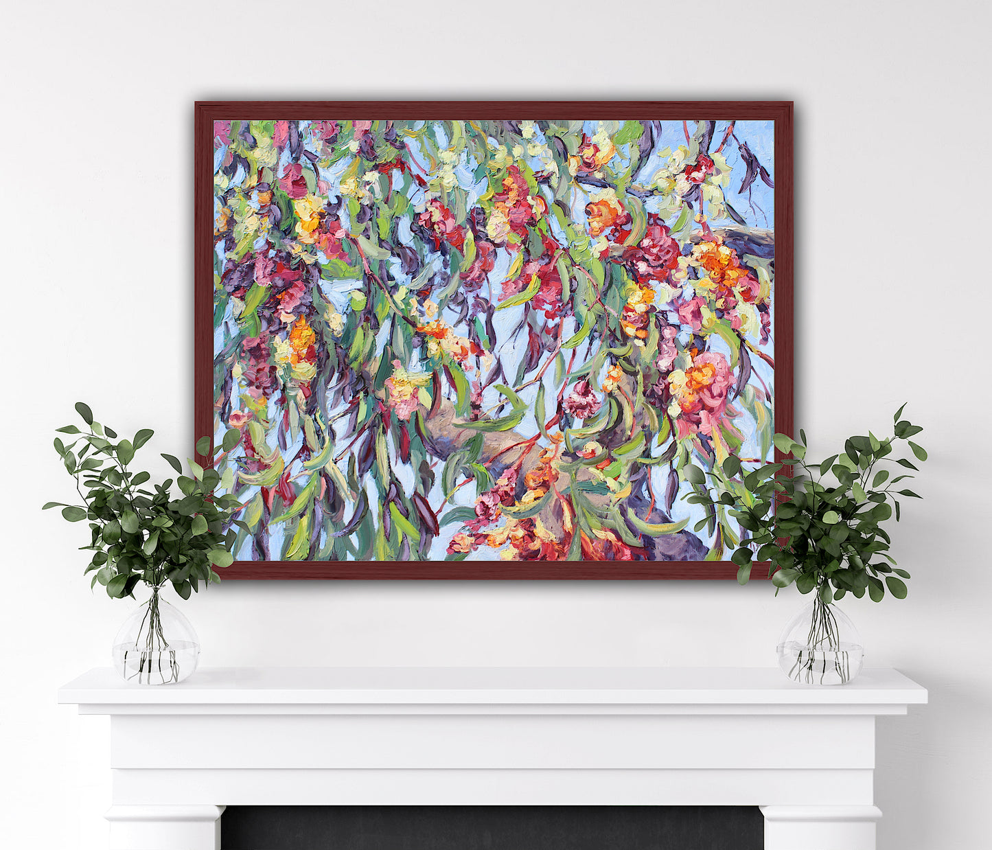 Gum Tree Blossoms, An Original Oil Painting On Canvas