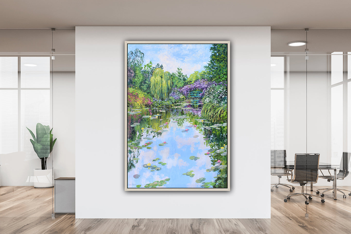 The Beauty Of Giverny, Original Oil Painting