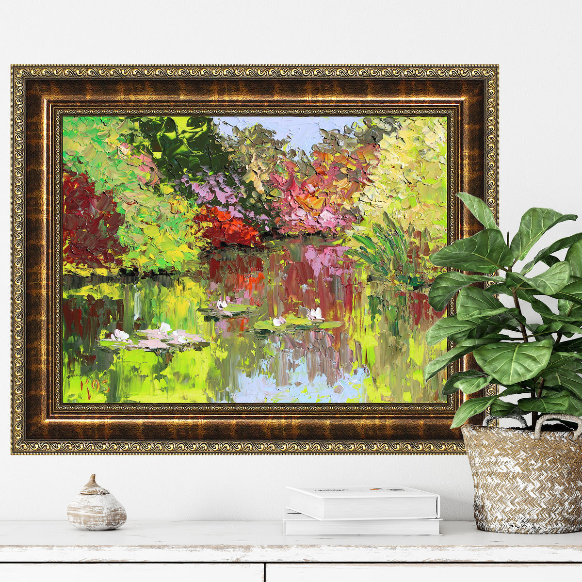 Reflections And Waterlilies