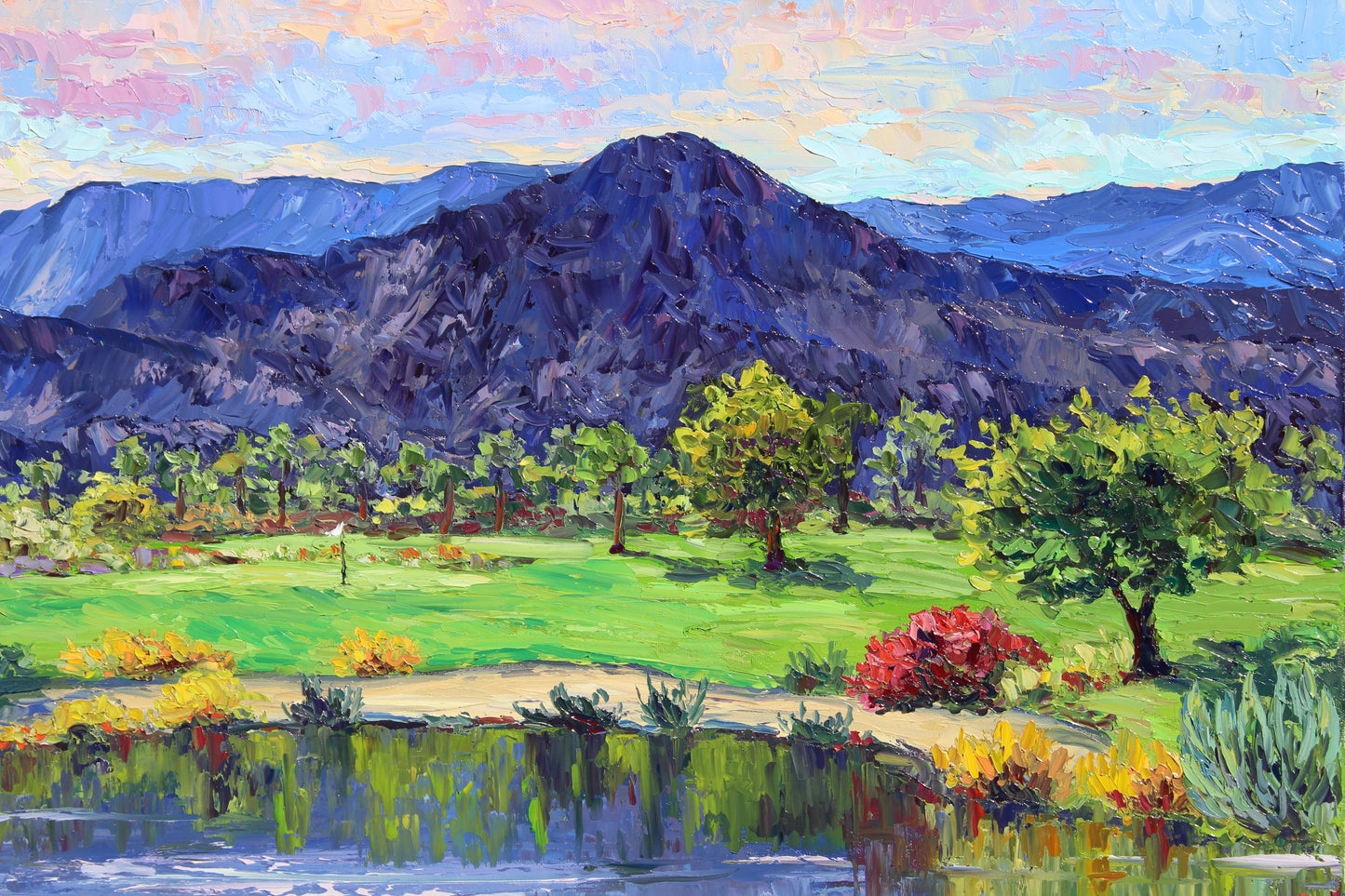 Indian Wells, Original 24" x 30" Desert Landscape Oil Painting