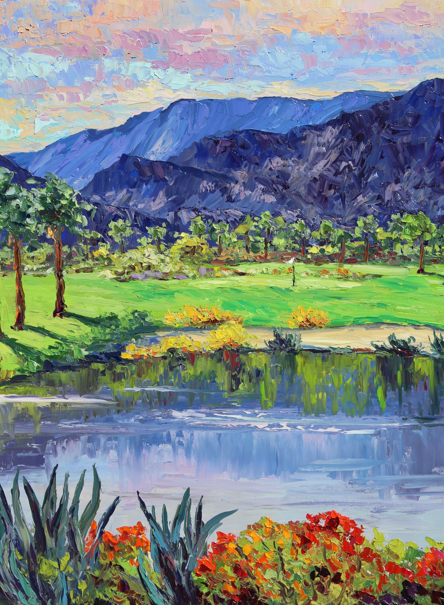 Indian Wells, Original 24" x 30" Desert Landscape Oil Painting