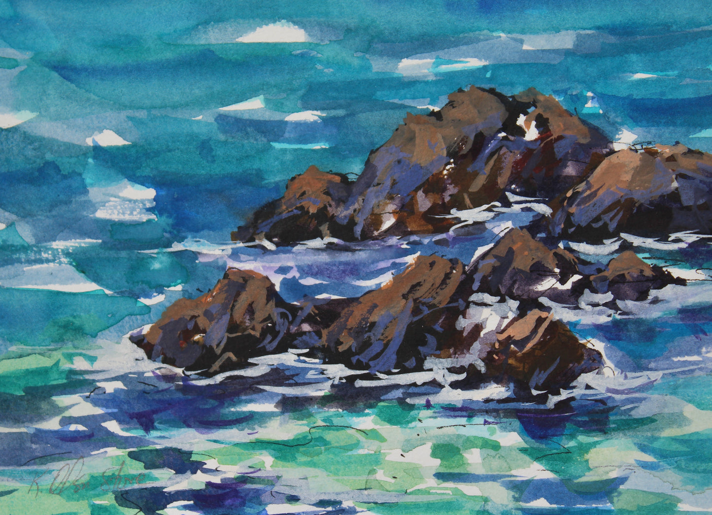 Corona Del Mar Sea Rocks